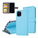 Blauw hoesje iPhone 11 Pro - Book Case - Pasjeshouder - Magneetsluiting Blauw hoesje iPhone 11 Pro - Book Case - Pasjeshouder - Magneetsluiting