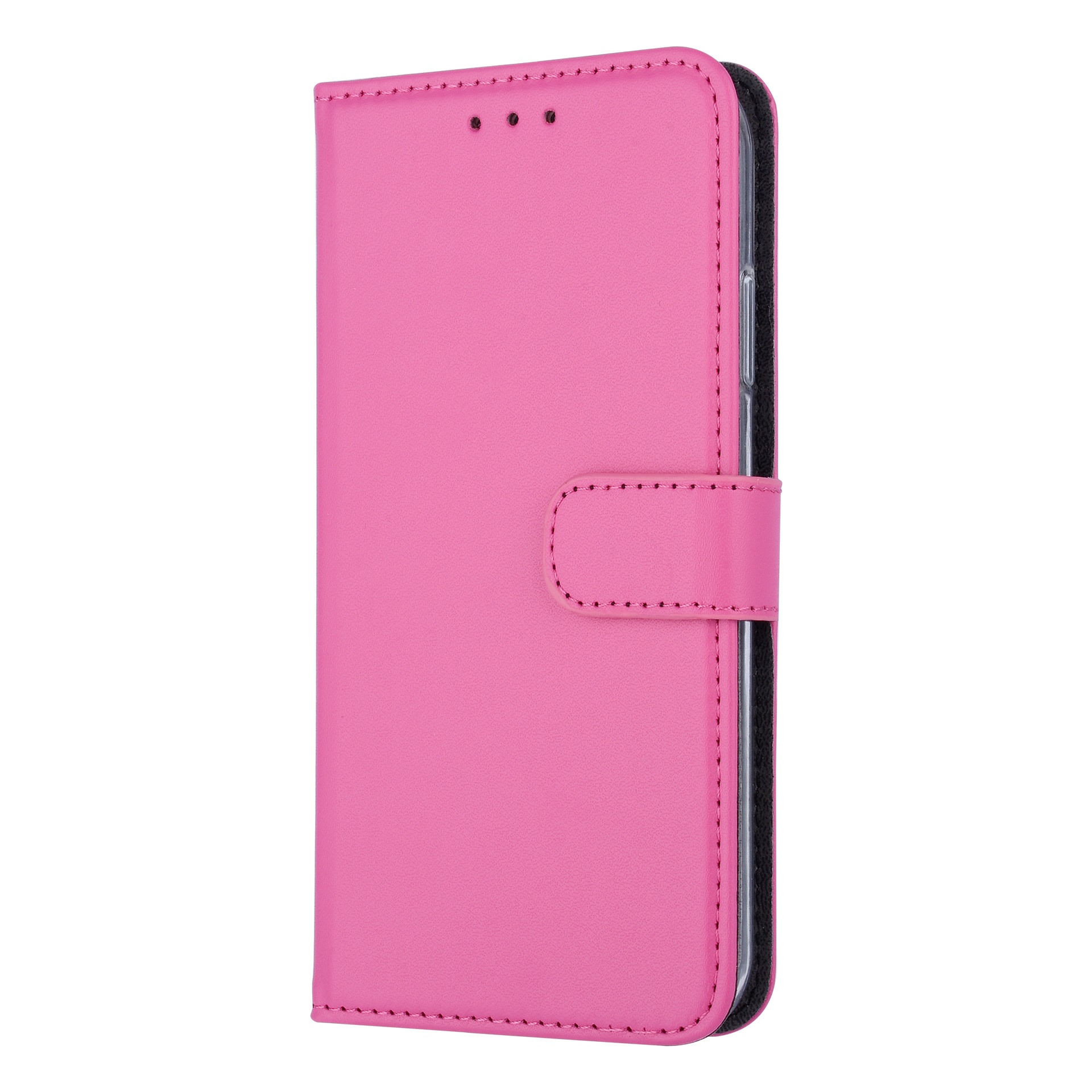 Felroze hoesje iPhone 11 - Book Case - Pasjeshouder - Magneetsluiting, foto 5 van 6