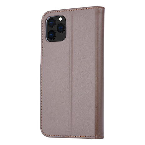 Book type case Apple iPhone 11 Pro Card holder Brown - Magnetic closure Book type case Apple iPhone 11 Pro Card holder Brown - Magnetic closure