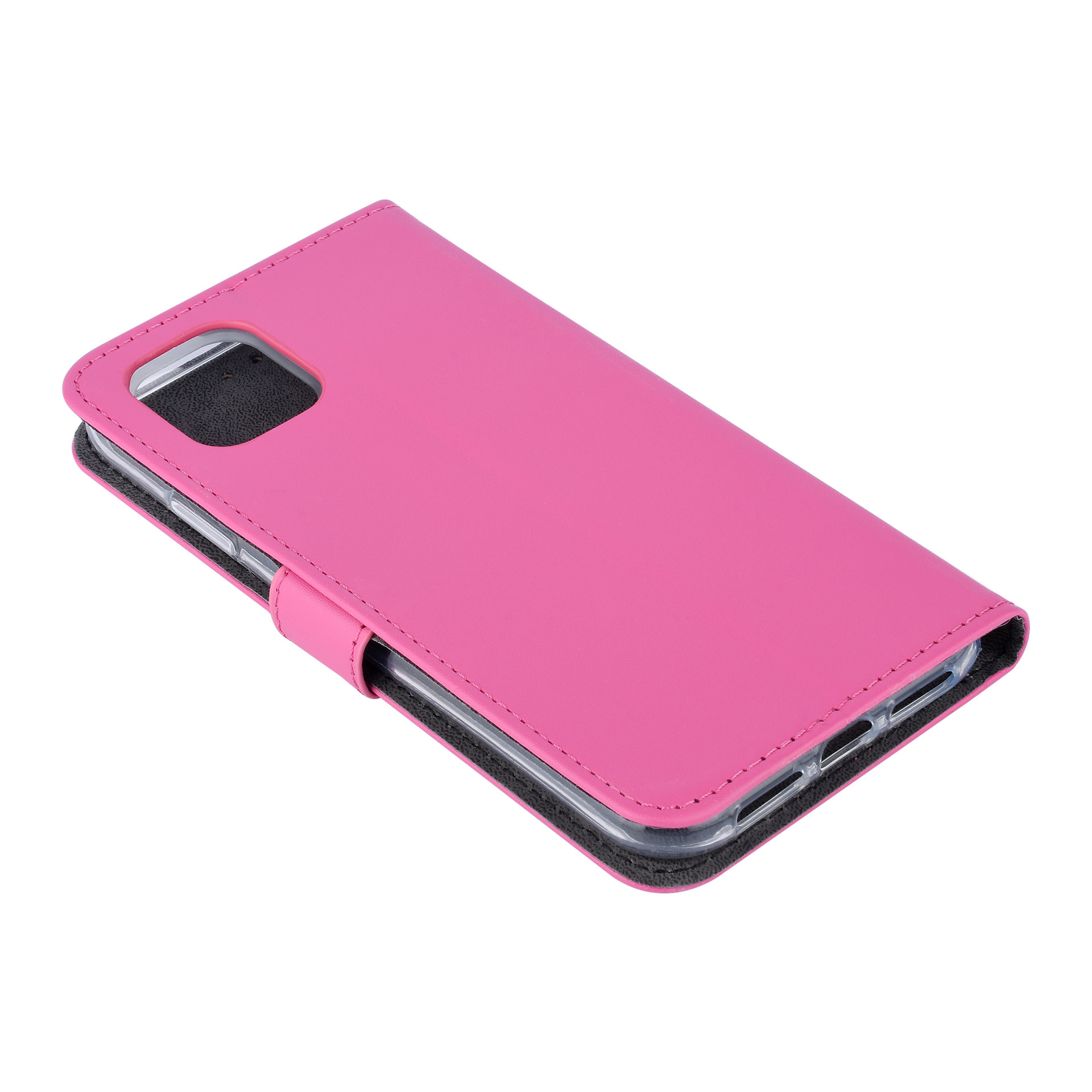 Felroze hoesje iPhone 11 - Book Case - Pasjeshouder - Magneetsluiting, foto 6 van 6