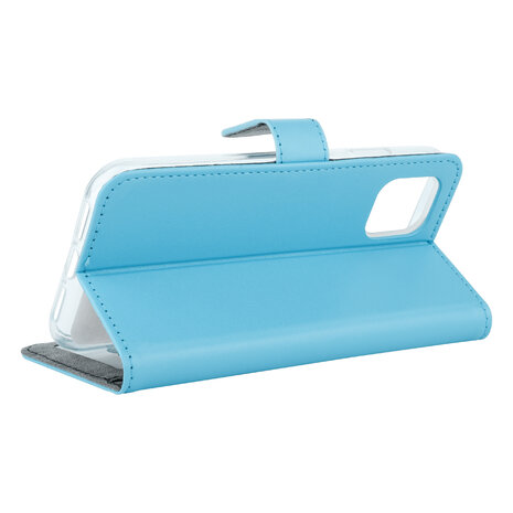 Book type case Apple iPhone 11 Card holder Blue - Magnetic closure Book type case Apple iPhone 11 Card holder Blue - Magnetic closure