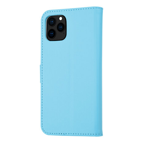Book-Case hul Apple iPhone 11 Pro Kartenhalter Blau -Magnetverschluss - Kunstleer; TPU Book-Case hul Apple iPhone 11 Pro Kartenhalter Blau -Magnetverschluss - Kunstleer; TPU