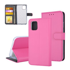 Felroze hoesje iPhone 11 Pro Max - Book Case - Pasjeshouder - Magneetsluiting