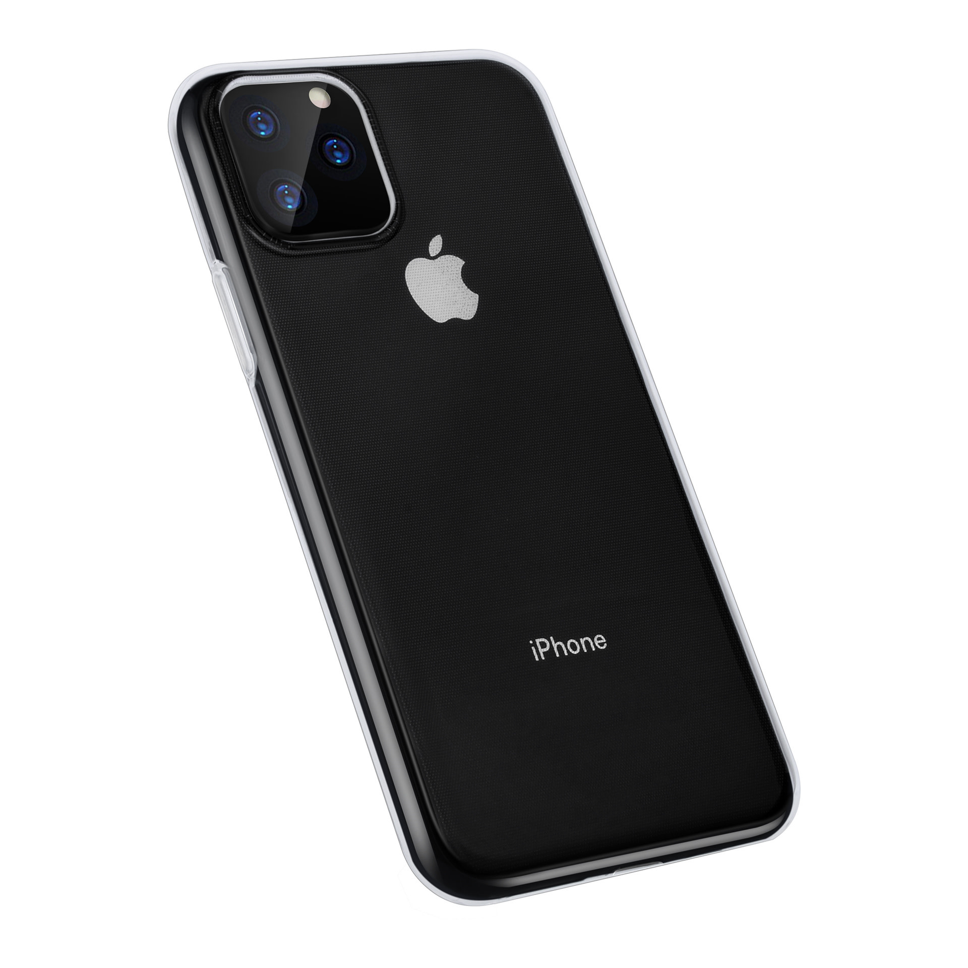 iPhone 11 Pro Transparant Slim Backcover hoesje - Soft Touch - TPU, foto 2 van 3