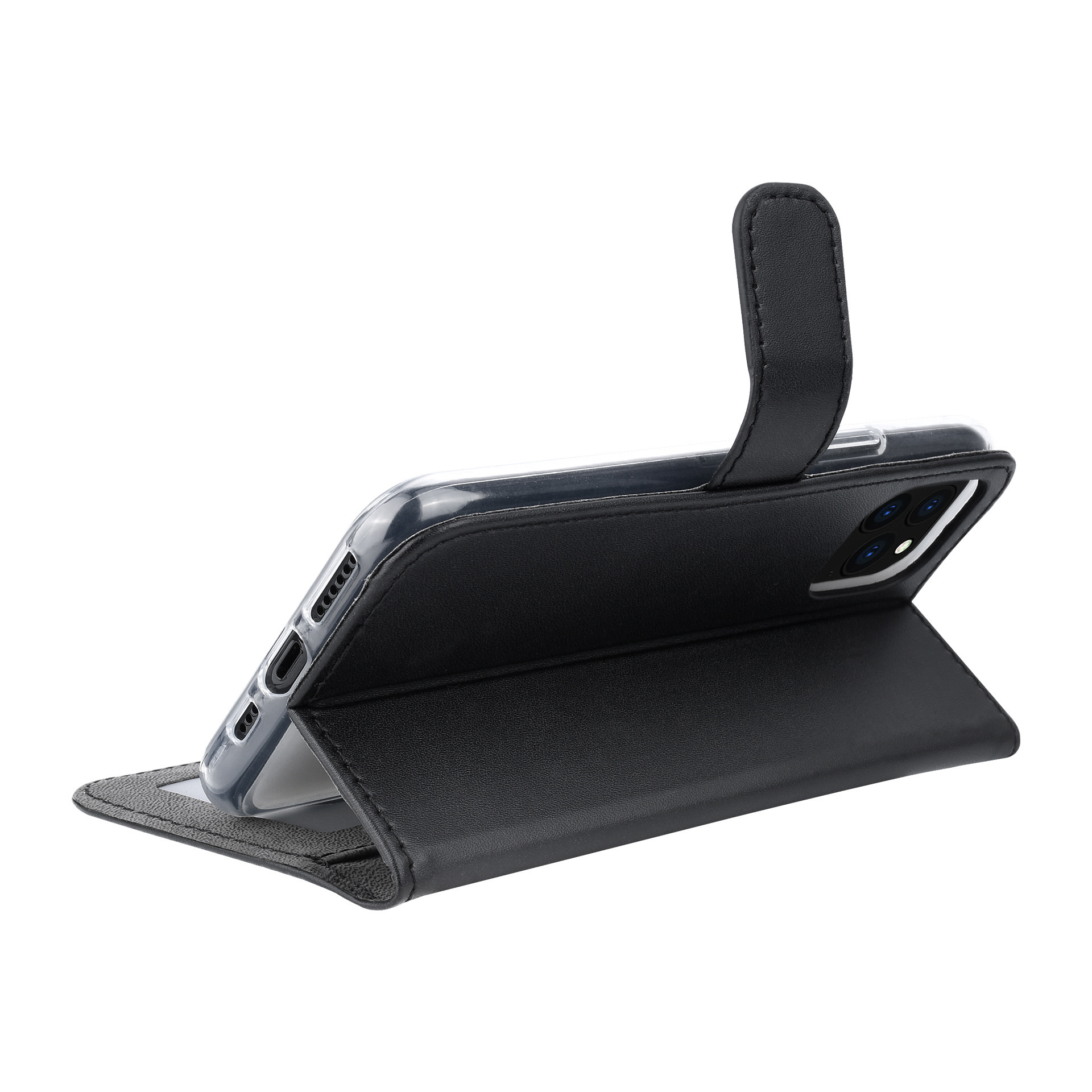 Zwart hoesje iPhone 11 Pro - Book Case - Pasjeshouder - Magneetsluiting, foto 4 van 5