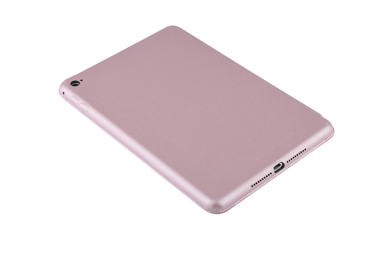 Apple iPad Mini 4 Rose Gold Smart Case - Book Case Tablethoes Apple iPad Mini 4 Rose Gold Smart Case - Book Case Tablethoes