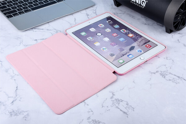 Tablet Housse Apple iPad 9.7 inch 2017 Smart Case Rose - 2 positions d'observation Tablet Housse Apple iPad 9.7 inch 2017 Smart Case Rose - 2 positions d'observation