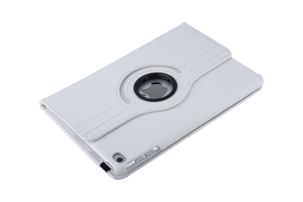 Tablet Housse Apple iPad Mini 5 Rotatif Blanc - 2 positions d'observation Tablet Housse Apple iPad Mini 5 Rotatif Blanc - 2 positions d'observation