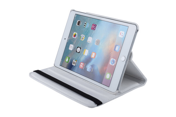 Tablet Housse Apple iPad Mini 5 Rotatif Blanc - 2 positions d'observation Tablet Housse Apple iPad Mini 5 Rotatif Blanc - 2 positions d'observation