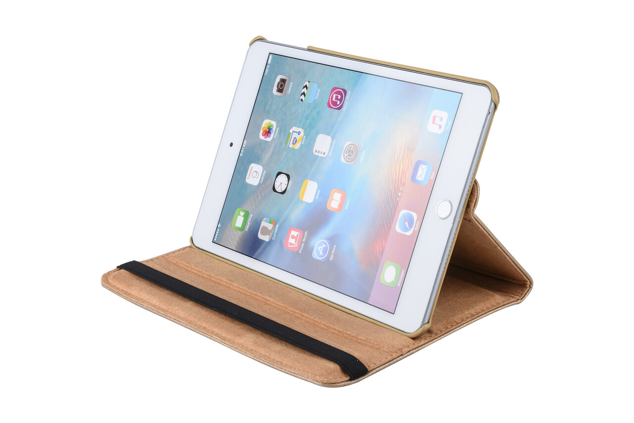 Book case Tablet Apple iPad Mini 5 Rotatable Gold for iPad Mini 5 2 Viewing Positions Book case Tablet Apple iPad Mini 5 Rotatable Gold for iPad Mini 5 2 Viewing Positions