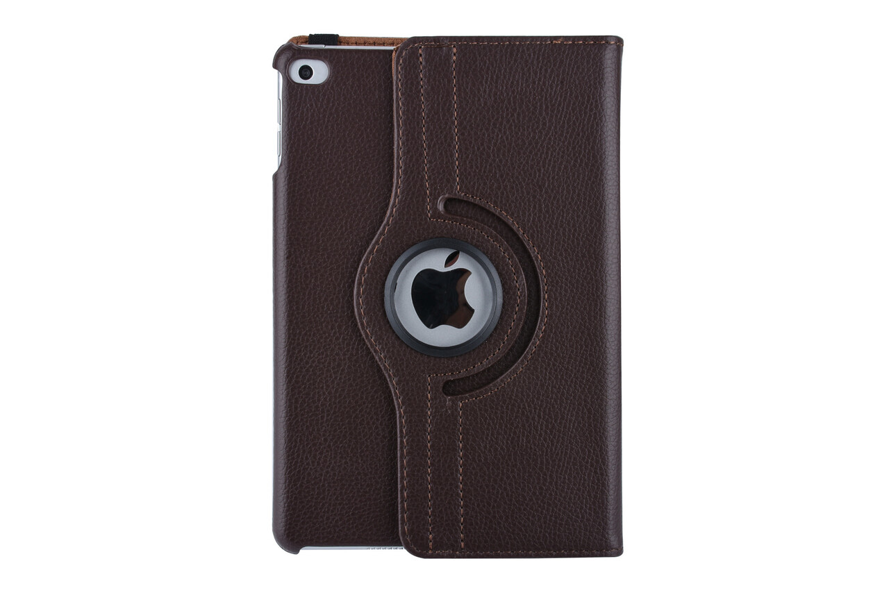 Apple iPad Mini 5 Bruin 360 graden draaibare hoes - Book Case Tablethoes Apple iPad Mini 5 Bruin 360 graden draaibare hoes - Book Case Tablethoes