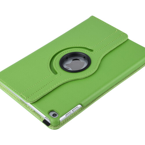 Apple iPad Mini 5 Groen 360 graden draaibare hoes - Book Case Tablethoes