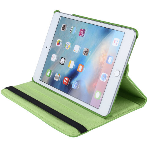 Apple iPad Mini 5 Groen 360 graden draaibare hoes - Book Case Tablethoes