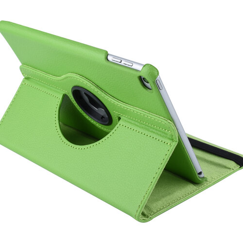Apple iPad Mini 5 Groen 360 graden draaibare hoes - Book Case Tablethoes