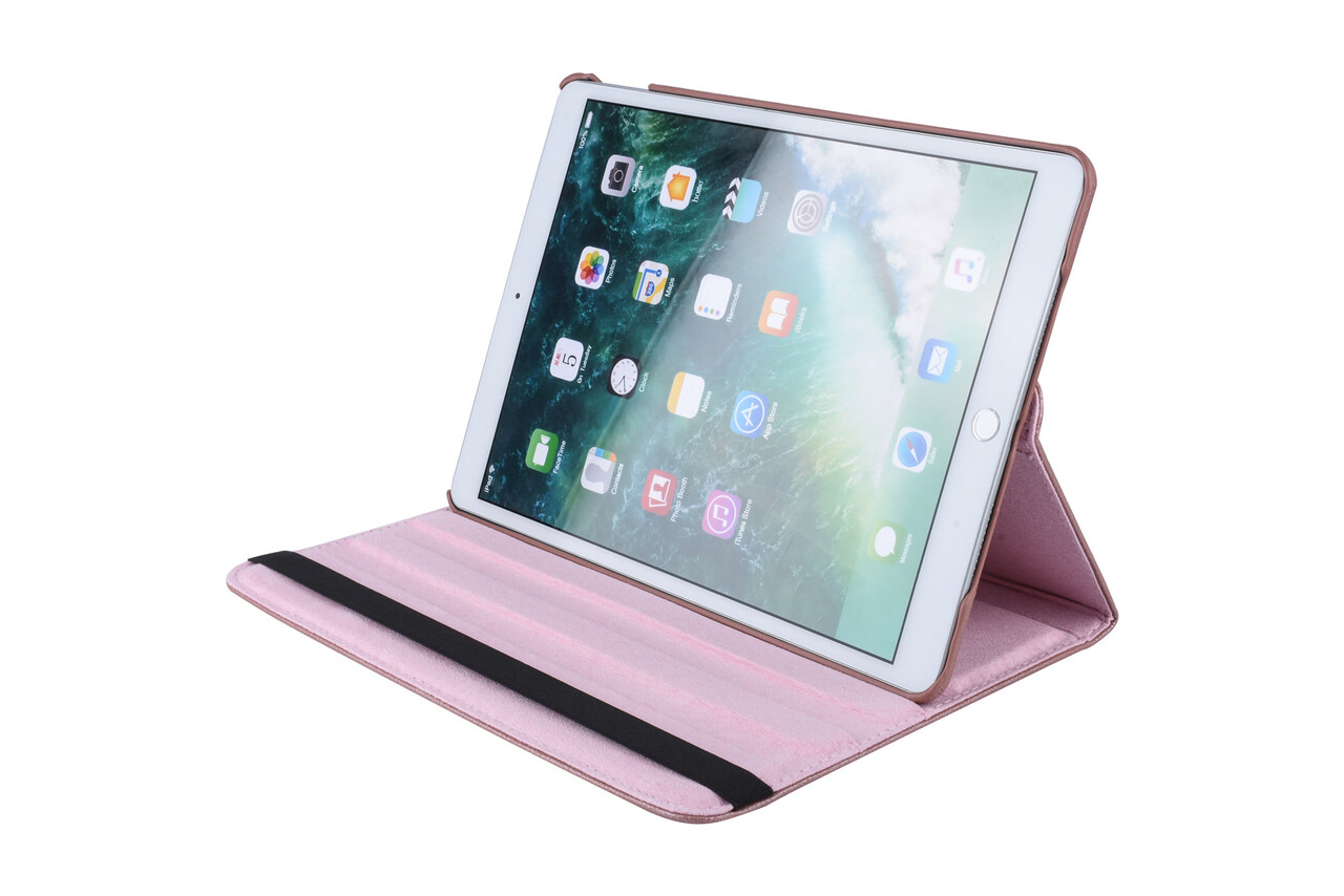 Apple iPad Air 3 Rose Gold 360 graden draaibare hoes - Book Case Tablethoes Apple iPad Air 3 Rose Gold 360 graden draaibare hoes - Book Case Tablethoes