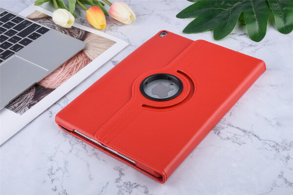 Book Case Tablet Apple iPad Air 3 Drehbar Rot -2 Betrachtungspositionen - Kunstleer Book Case Tablet Apple iPad Air 3 Drehbar Rot -2 Betrachtungspositionen - Kunstleer