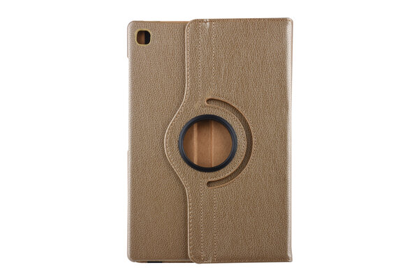 Book Case Tablet Samsung Galaxy Tab S5e 10.5 inch Drehbar Gold -2 Betrachtungspositionen - Kunstleer Book Case Tablet Samsung Galaxy Tab S5e 10.5 inch Drehbar Gold -2 Betrachtungspositionen - Kunstleer