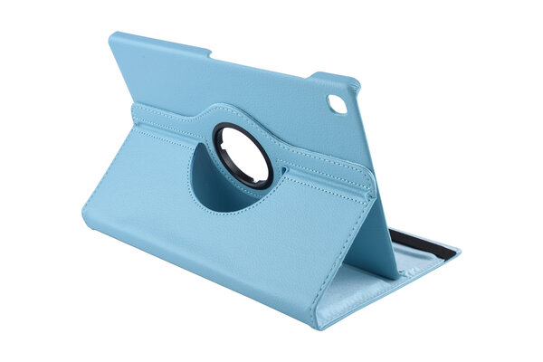Book Case Tablet Samsung Galaxy Tab S5e 10.5 inch Drehbar Blau -2 Betrachtungspositionen - Kunstleer Book Case Tablet Samsung Galaxy Tab S5e 10.5 inch Drehbar Blau -2 Betrachtungspositionen - Kunstleer