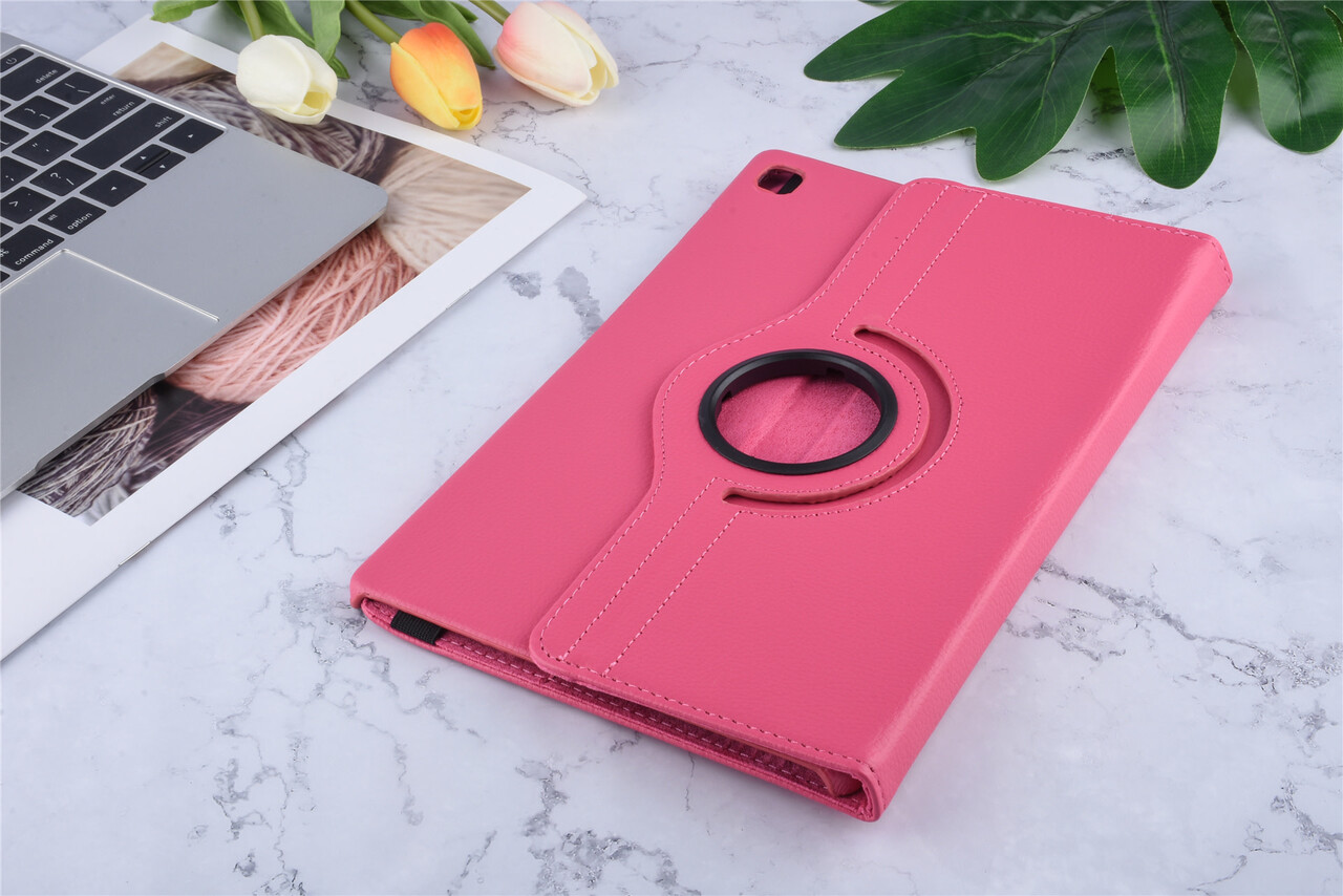 Tablet Housse Samsung Galaxy Tab S5e 10.5 inch Rotatif Hot Rose - 2 positions d'observation Tablet Housse Samsung Galaxy Tab S5e 10.5 inch Rotatif Hot Rose - 2 positions d'observation