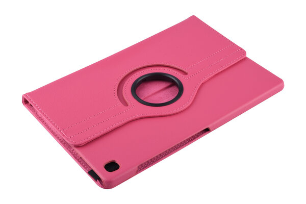 Book Case Tablet Samsung Galaxy Tab S5e 10.5 inch Drehbar Hot Pink -2 Betrachtungspositionen - Kunstleer Book Case Tablet Samsung Galaxy Tab S5e 10.5 inch Drehbar Hot Pink -2 Betrachtungspositionen - Kunstleer