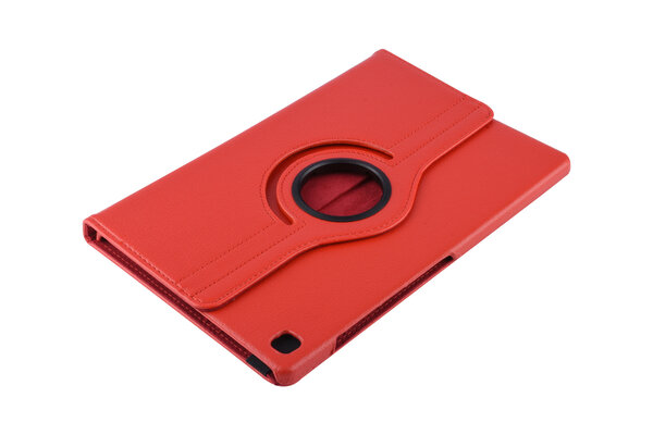 Samsung Galaxy Tab S5e 10.5 inch Rood Book Case Tablethoes Draaibaar - 2 kijkstanden - Kunstleer Samsung Galaxy Tab S5e 10.5 inch Rood Book Case Tablethoes Draaibaar - 2 kijkstanden - Kunstleer
