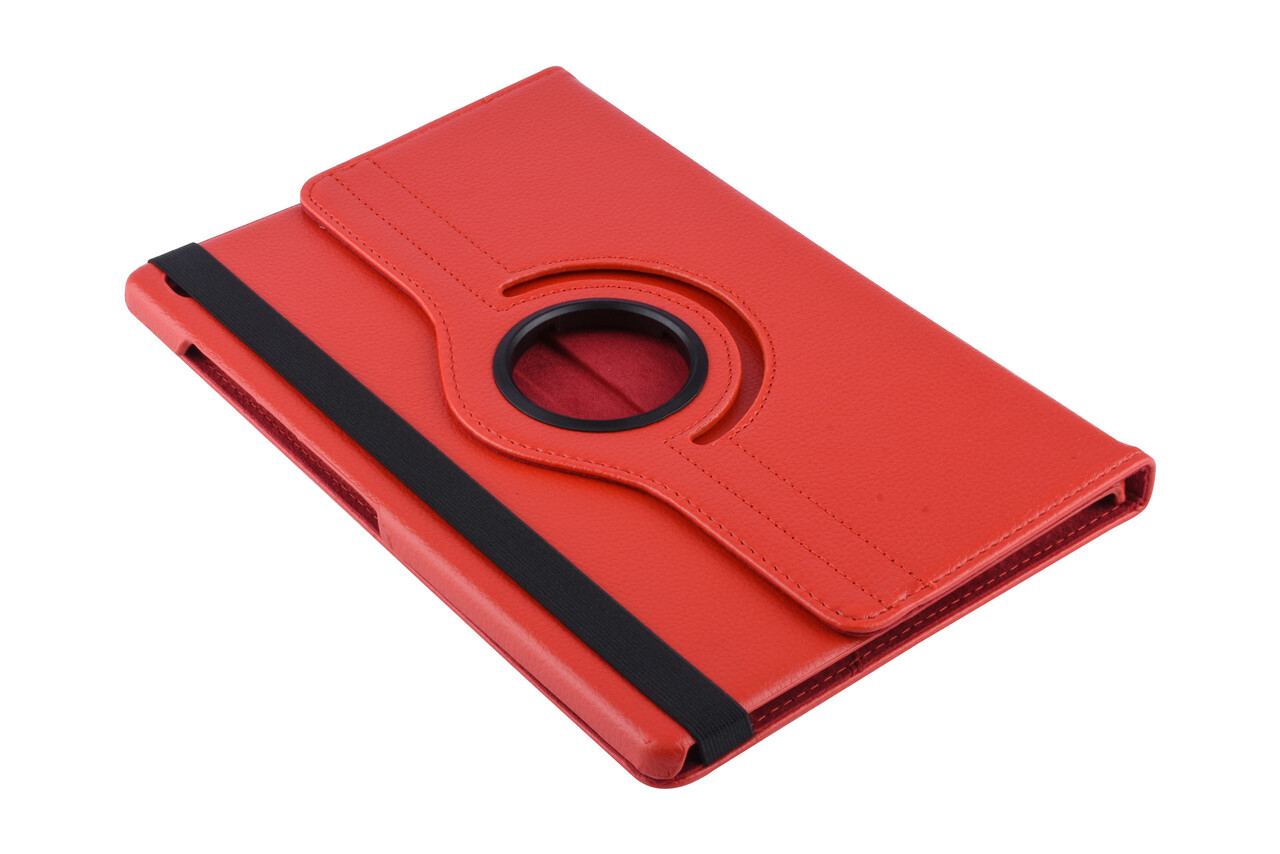 Samsung Galaxy Tab S5e 10.5 inch Rood Book Case Tablethoes Draaibaar - 2 kijkstanden - Kunstleer Samsung Galaxy Tab S5e 10.5 inch Rood Book Case Tablethoes Draaibaar - 2 kijkstanden - Kunstleer
