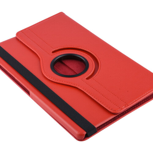 Samsung Galaxy Tab S5e 10.5 inch Rood Book Case Tablethoes Draaibaar - 2 kijkstanden - Kunstleer