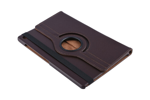 Tablet Housse Samsung Galaxy Tab S5e 10.5 inch Rotatif Marron - 2 positions d'observation Tablet Housse Samsung Galaxy Tab S5e 10.5 inch Rotatif Marron - 2 positions d'observation