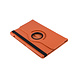 Tablet Housse Samsung Galaxy Tab S5e 10.5 inch Rotatif Orange - 2 positions d'observation Tablet Housse Samsung Galaxy Tab S5e 10.5 inch Rotatif Orange - 2 positions d'observation