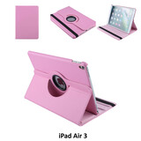 Apple iPad Air 3 Roze 360 graden draaibare hoes - Book Case Tablethoes