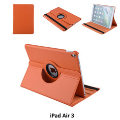 Apple iPad Air 3 Oranje 360 graden draaibare hoes - Book Case Tablethoes
