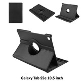 Book Case Tablet Samsung Galaxy Tab S5e 10.5 inch Drehbar Schwarz -2 Betrachtungspositionen - Kunstleer