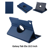 Tablet Housse Samsung Galaxy Tab S5e 10.5 inch Rotatif Bleu - 2 positions d'observation