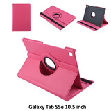Book Case Tablet Samsung Galaxy Tab S5e 10.5 inch Drehbar Hot Pink -2 Betrachtungspositionen - Kunstleer