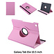 Tablet Housse Samsung Galaxy Tab S5e 10.5 inch Rotatif Rose - 2 positions d'observation Tablet Housse Samsung Galaxy Tab S5e 10.5 inch Rotatif Rose - 2 positions d'observation
