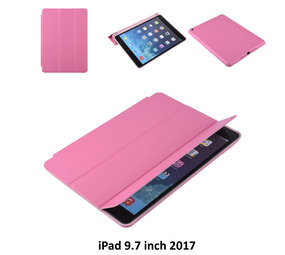 Tablet Housse Apple iPad 9.7 inch 2017 Smart Case Rose - 2 positions d'observation Tablet Housse Apple iPad 9.7 inch 2017 Smart Case Rose - 2 positions d'observation