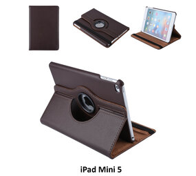 Apple iPad Mini 5 Bruin 360 graden draaibare hoes - Book Case Tablethoes Apple iPad Mini 5 Bruin 360 graden draaibare hoes - Book Case Tablethoes