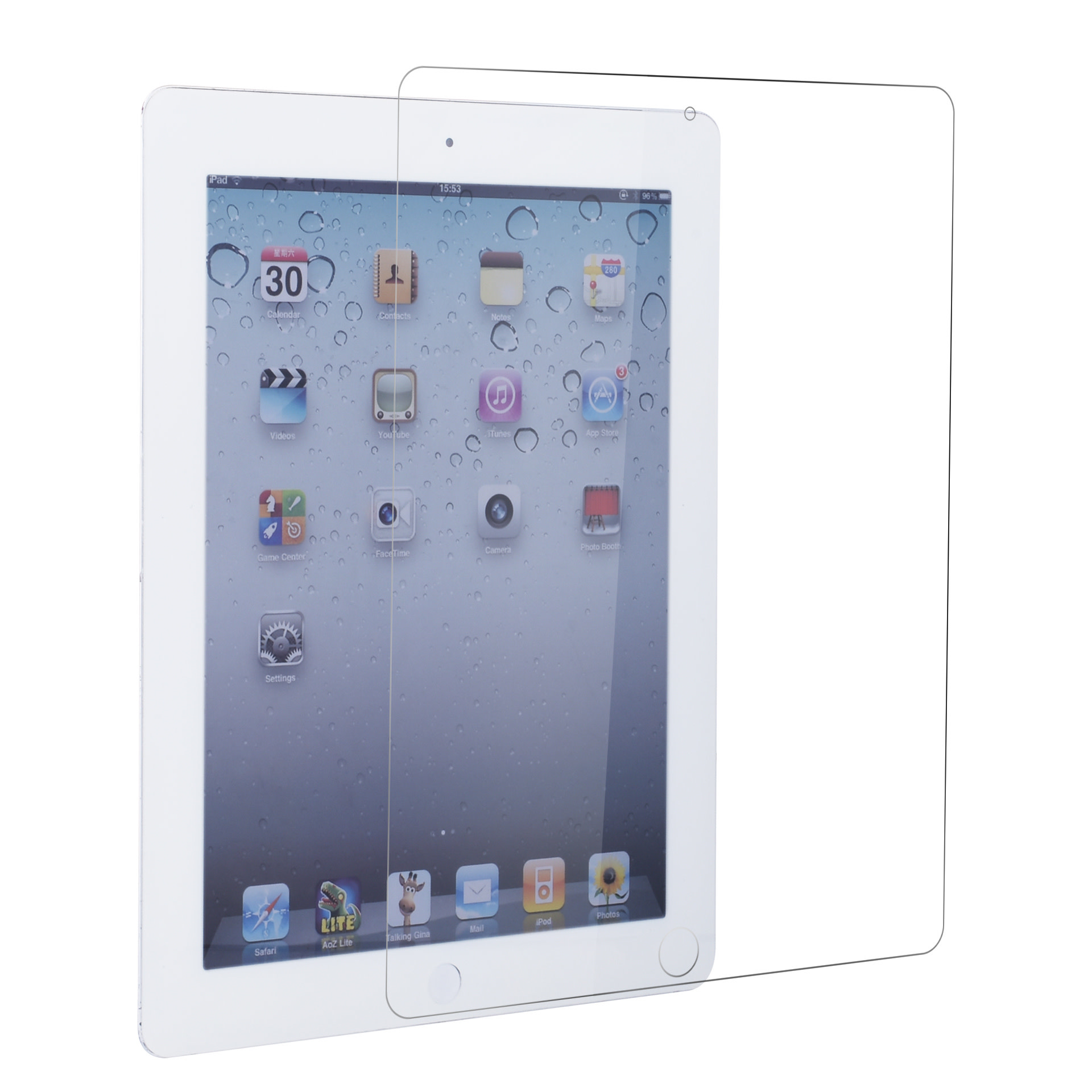 Tempered glass voor iPad 2-3-4 (8719273105344)-Transparant, foto 2 van 2