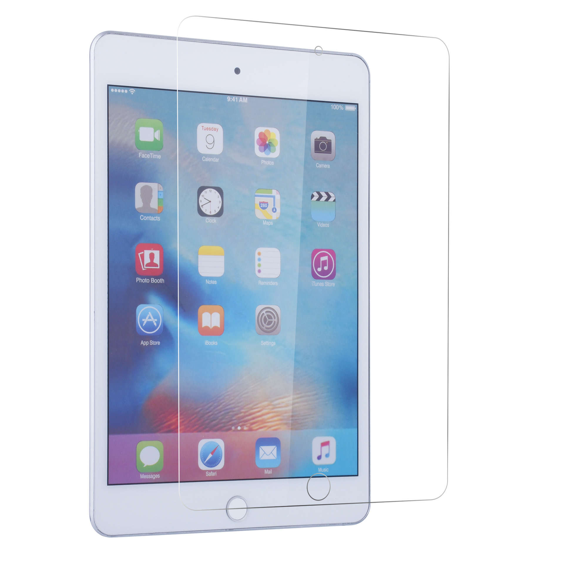 Apple iPad mini Transparant Screenprotector Schermbescherming - Tempered Glas - Glas, foto 2 van 6