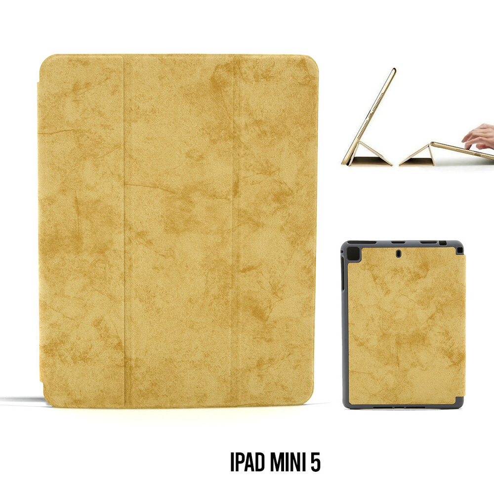 Apple iPad Mini 5 Bruin Smart Case - Book Case Tablethoes Apple iPad Mini 5 Bruin Smart Case - Book Case Tablethoes