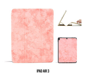 Apple iPad Air 3 Roze - Smart Case - Book Case Tablethoes Apple iPad Air 3 Roze - Smart Case - Book Case Tablethoes