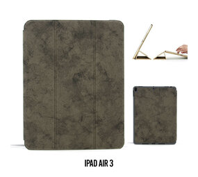 Book Case Tablet Apple iPad Air 3 Smart Case Grau -Marmor - Kunstleer Book Case Tablet Apple iPad Air 3 Smart Case Grau -Marmor - Kunstleer