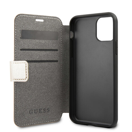 Guess Apple iPhone 11 Pro Max Guess Book-Case hul Iridescent Gold -original - TPU;kunstleder Guess Apple iPhone 11 Pro Max Guess Book-Case hul Iridescent Gold -original - TPU;kunstleder