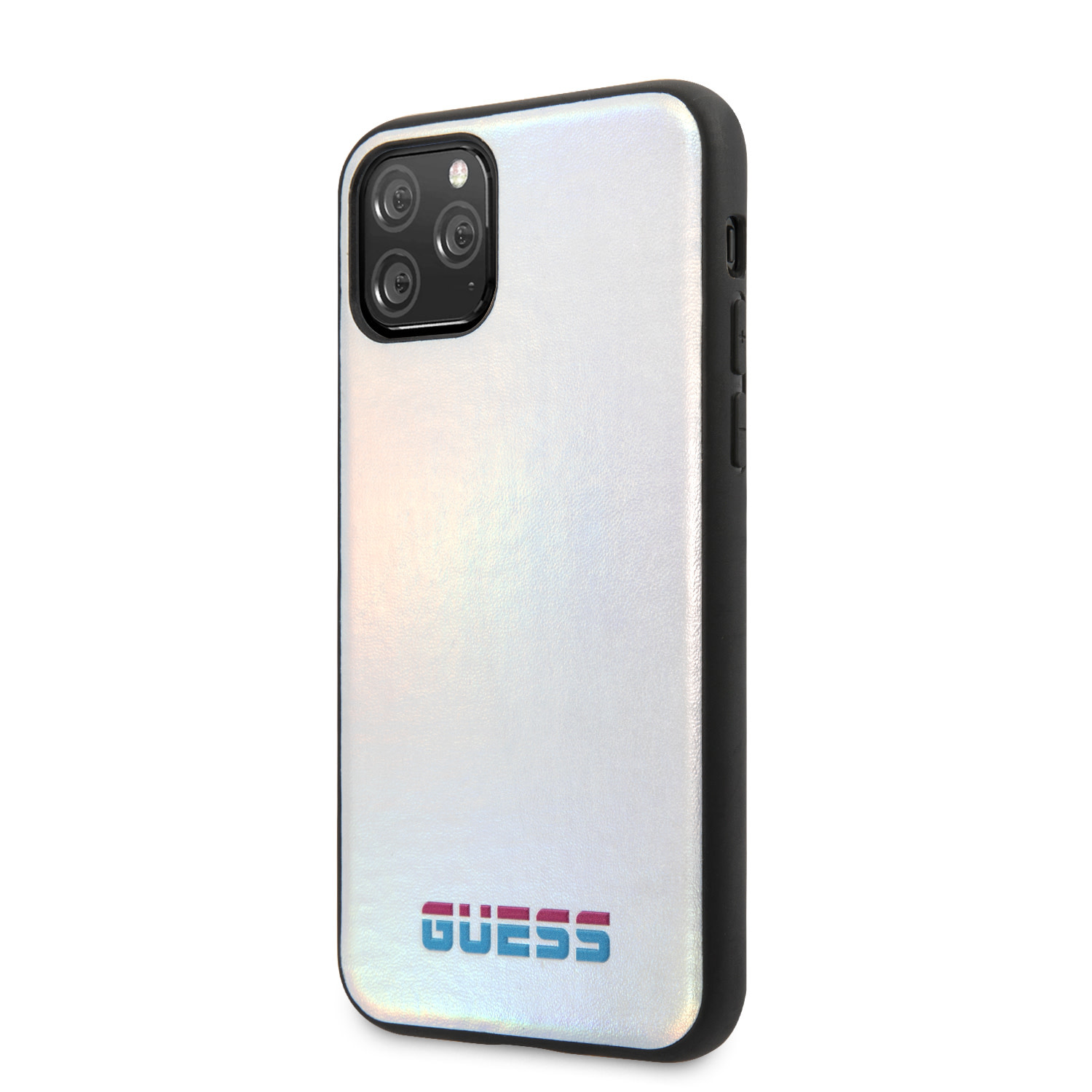 Guess Apple iPhone 11 Pro Zilver Guess Backcover hoesje Iridescent - Original - GUHCN58BLD, foto 2 van 4