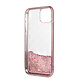 Guess Apple iPhone 11 Pro Guess Back-Cover hul Glitter Rose Gold -4G Peony - TPU;kunstleder Guess Apple iPhone 11 Pro Guess Back-Cover hul Glitter Rose Gold -4G Peony - TPU;kunstleder