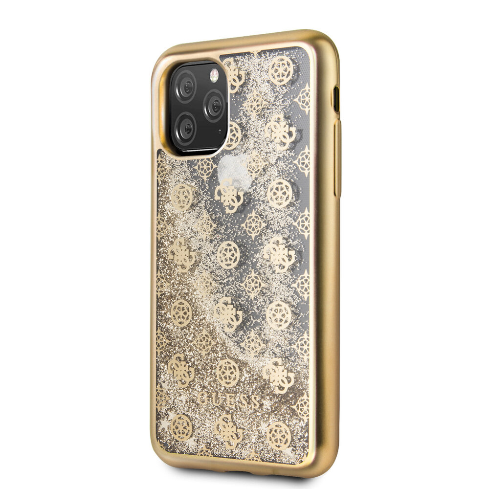 Guess Apple iPhone 11 Pro Guess Back cover coque Glitter Or - 4G Peony Guess Apple iPhone 11 Pro Guess Back cover coque Glitter Or - 4G Peony