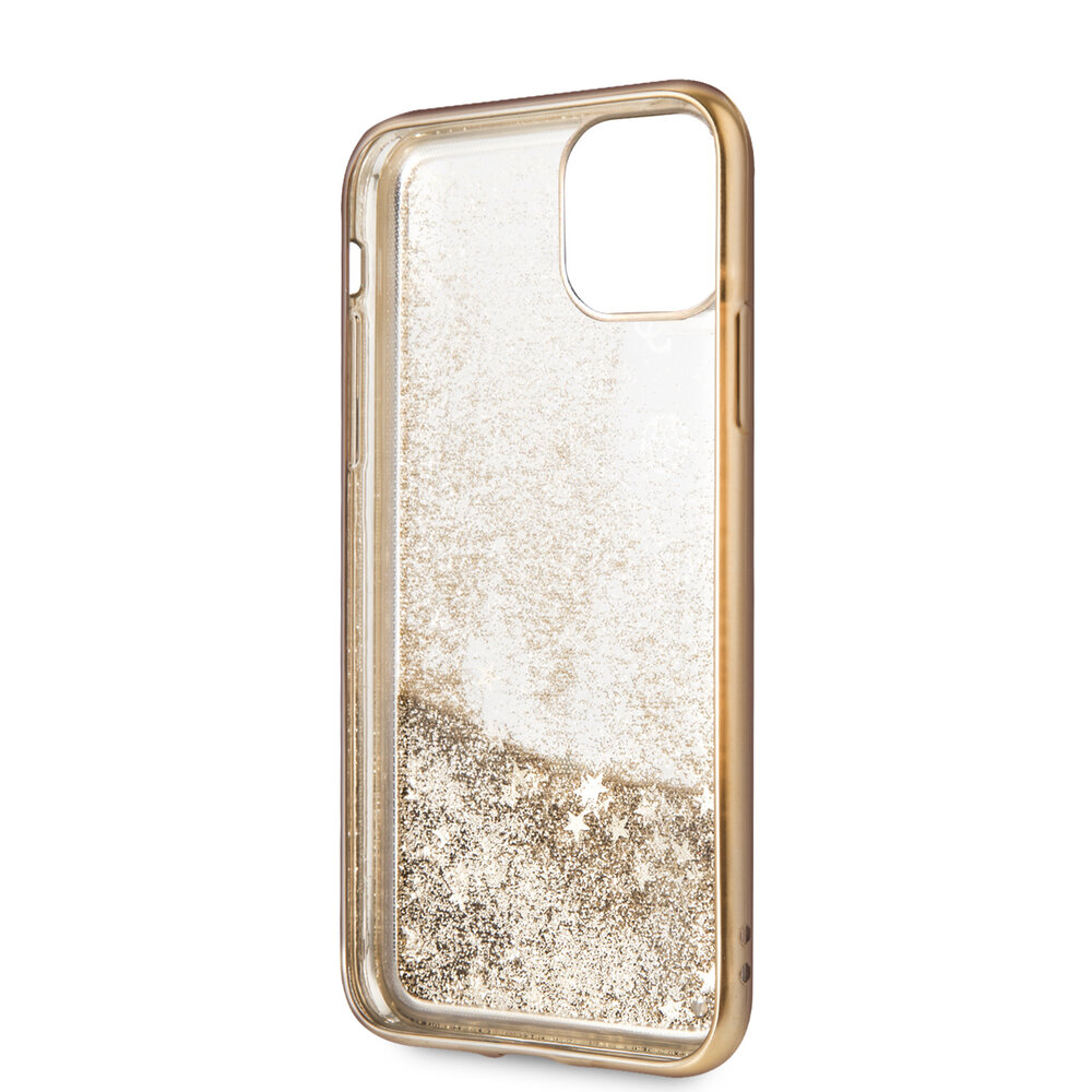 Guess Apple iPhone 11 Pro Guess Back cover coque Glitter Or - 4G Peony Guess Apple iPhone 11 Pro Guess Back cover coque Glitter Or - 4G Peony