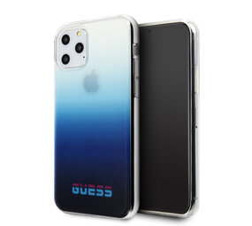 Guess Apple iPhone 11 Pro Max Guess Back cover coque Gradient Bleu - California Guess Apple iPhone 11 Pro Max Guess Back cover coque Gradient Bleu - California