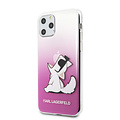 Karl Lagerfeld Apple iPhone 11 Pro Karl Lagerfeld Back cover coque Choupette Rose - Glasses