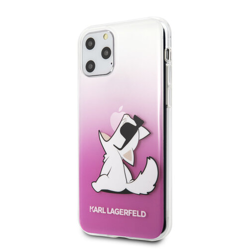 Karl Lagerfeld Apple iPhone 11 Pro Karl Lagerfeld Back cover coque Choupette Rose - Glasses
